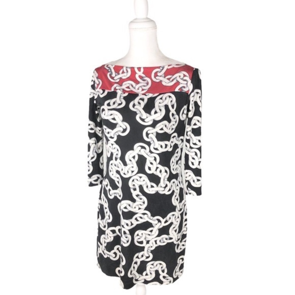 Diane Von Furstenberg size 4 excellent used condition dress silk